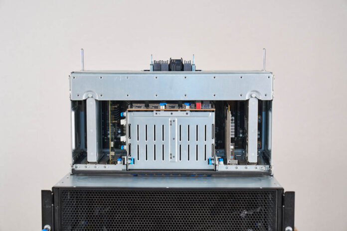 ASUS XA NB3I E12 Front IO Tray Out 7 Top