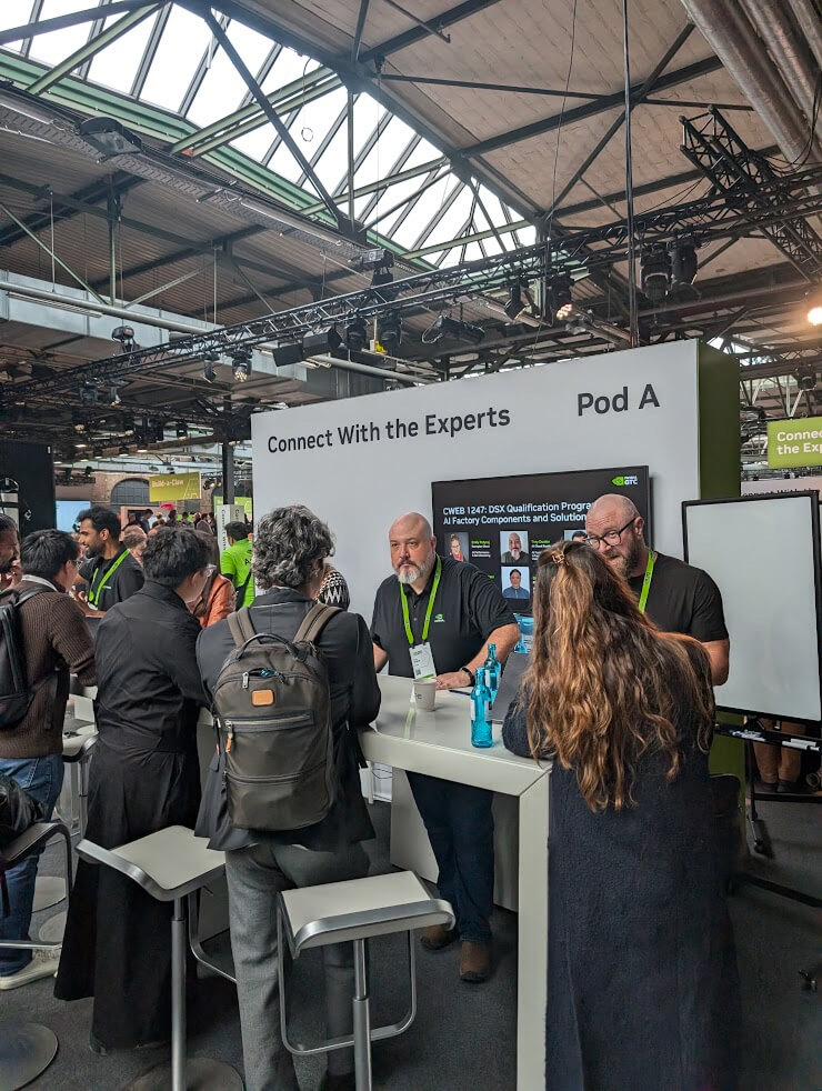 NVIDIA Experts at stand