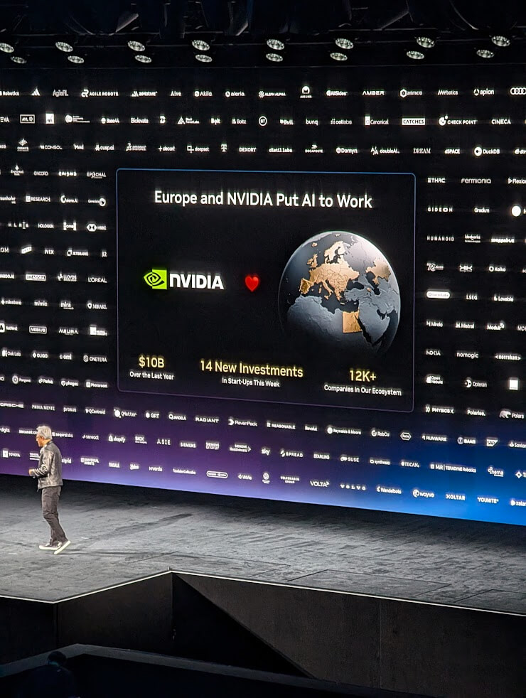 GTC Berlin Jensen Huang on stage