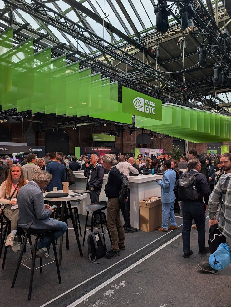 Inside conference hall at GTC Berlin 2026