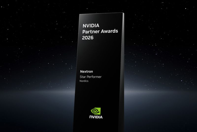 Nextron awarded NVIDIA Star Performer in Nordics and EMEA