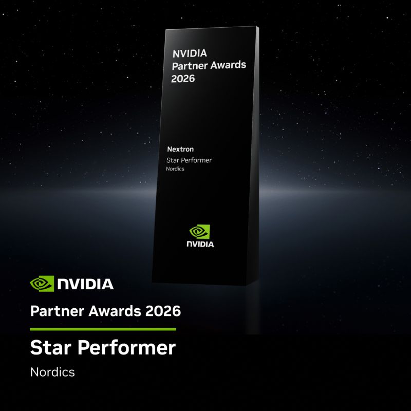 NVIDIA Partner Awards EMEA trophy for 2026 Star Performer, Nextron